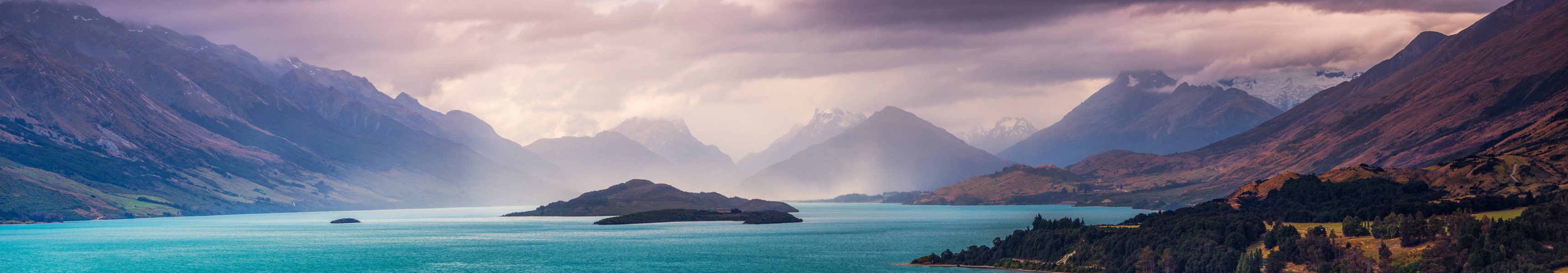 Sturm über Glenorchy, Central Otago - Südinsel von Neuseeland