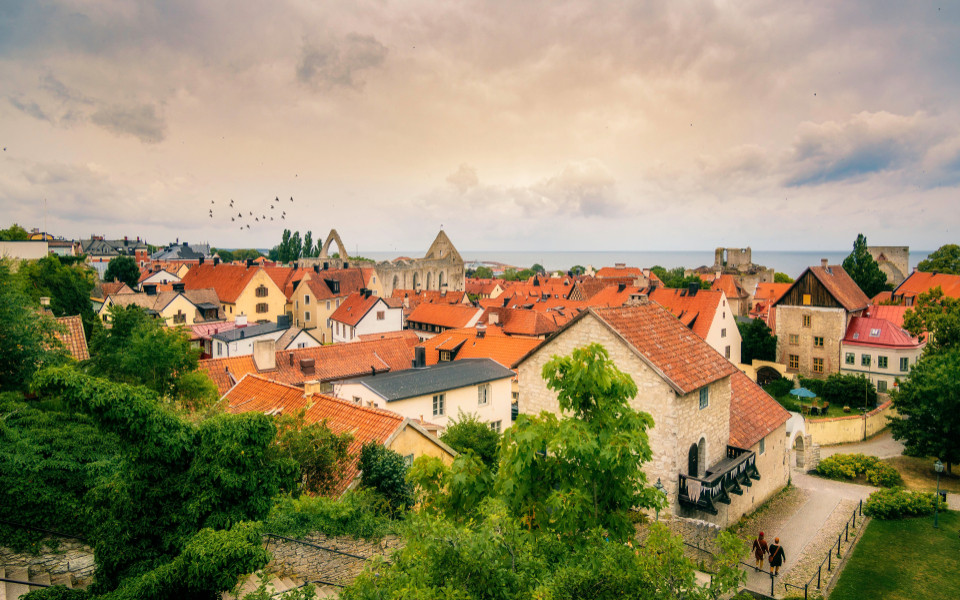 Blick &uuml;ber Visby