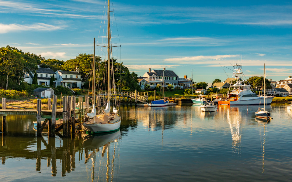 Fischerboote in Cape Cod am Harwich-Wychmere Hafen